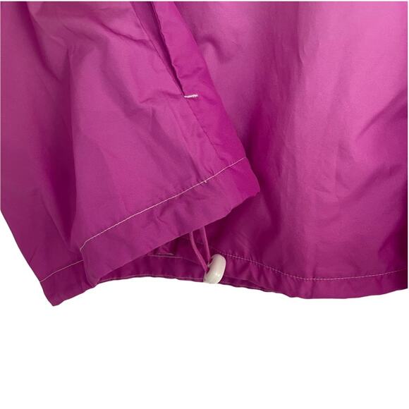 FILA Sport Windbreaker Jacket Ombre Neon Hooded Zipper Lightweight Rain XSmall - Picture 5 of 11